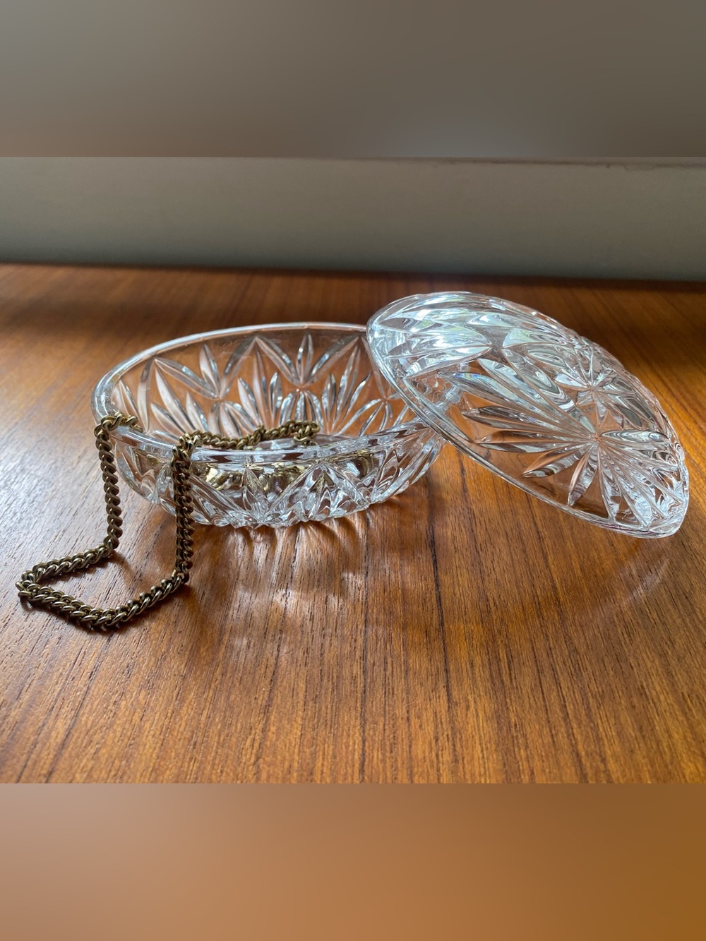 MCM Starburst Faceted Trinket Dish With Lid